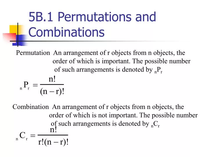 5b 1 permutations and combinations