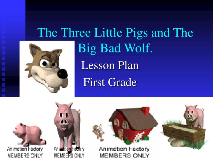 the three little pigs and the big bad wolf