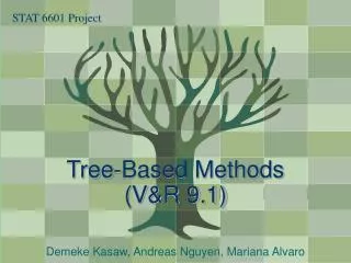 Tree-Based Methods (V&amp;R 9.1)