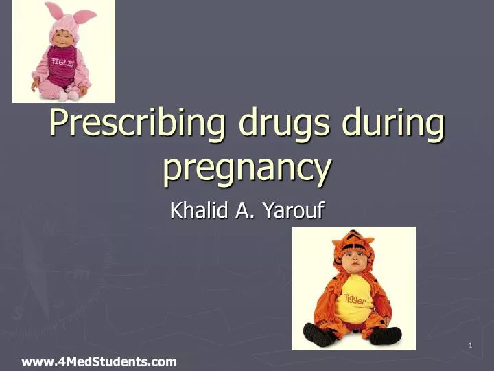 prescribing drugs during pregnancy