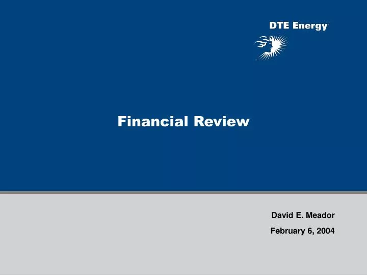 financial review