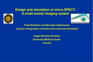 Design and simulation of micro-SPECT: A small animal imaging system