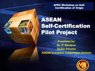 ASEAN Self-Certification Pilot Project