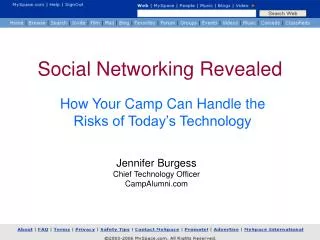 Social Networking Revealed