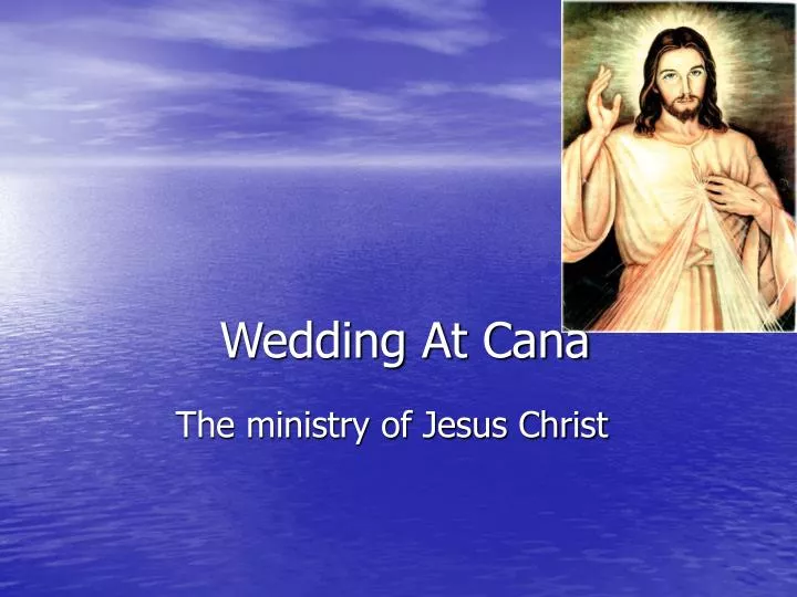 wedding at cana