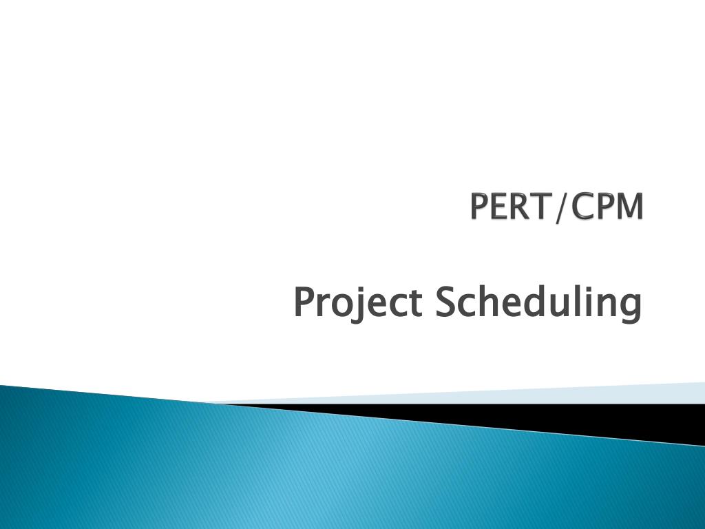 PPT - PERT/CPM PowerPoint Presentation, free download - ID:476786