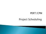 PERT/CPM - slide 1