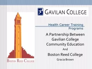 Health Career Training Programs