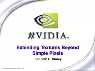 Extending Textures Beyond Simple Pixels