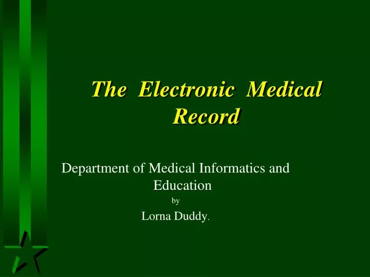 the electronic medical record
