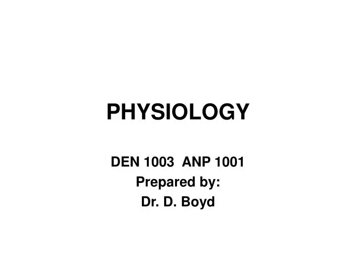 physiology