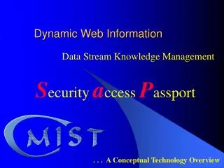 Dynamic Web Information