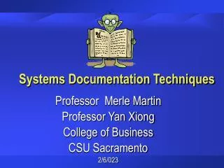 Systems Documentation Techniques