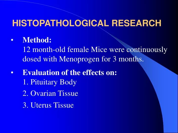 histopathological research