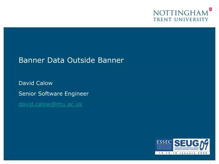 banner data outside banner