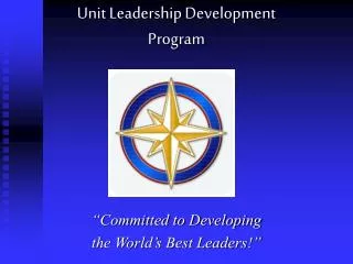 Unit Leadership Development Program