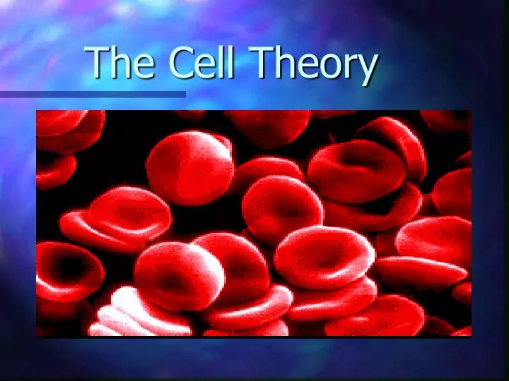 the cell theory