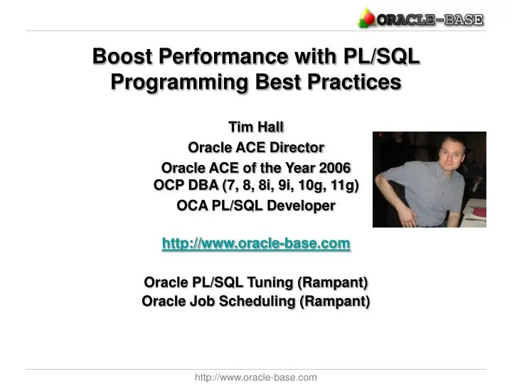 boost performance with pl sql programming best practices