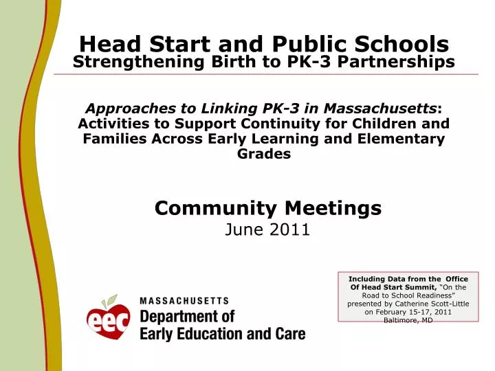 community meetings june 2011