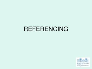 REFERENCING