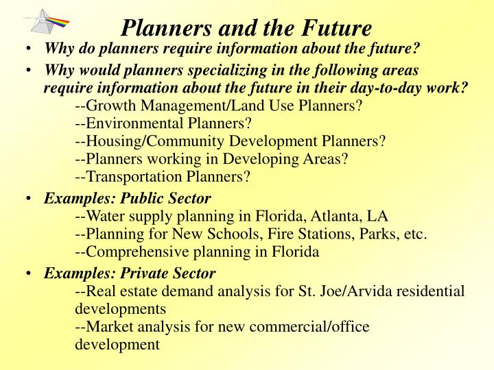 planners and the future
