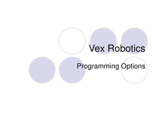 Vex Robotics