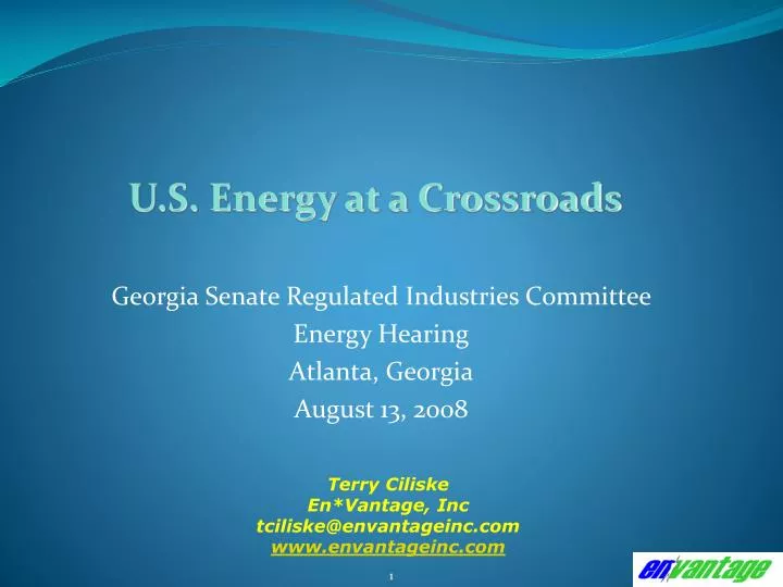 georgia senate regulated industries committee energy hearing atlanta georgia august 13 2008
