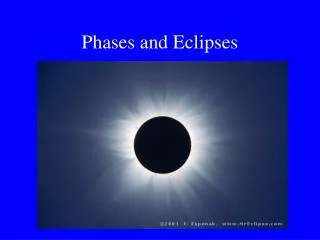 Phases and Eclipses