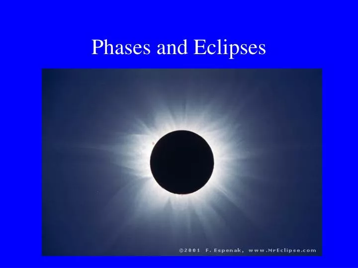 phases and eclipses