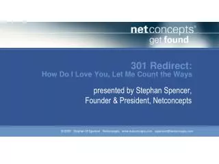 301 Redirect: How Do I Love You, Let Me Count the Ways