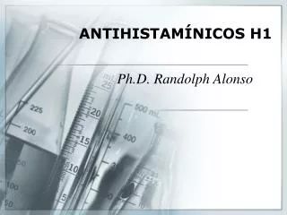 ANTIHISTAMÍNICOS H1