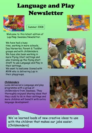 Language and Play Newsletter