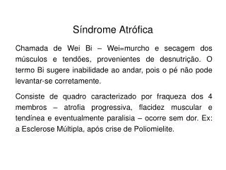 s ndrome atr fica