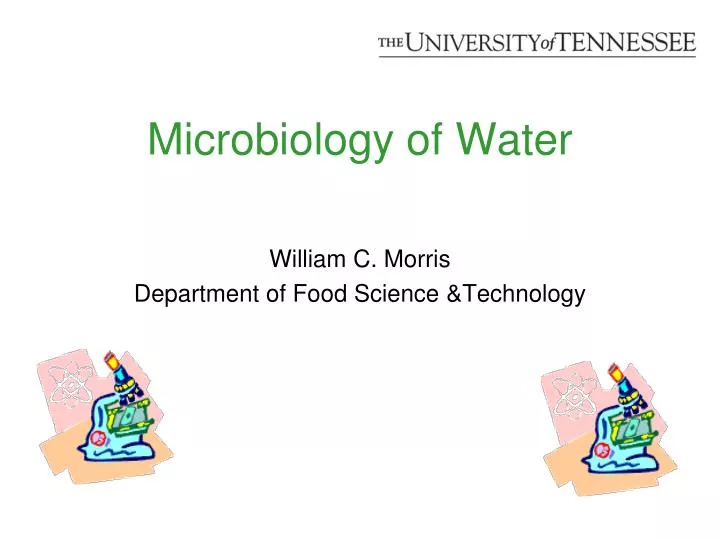 microbiology of water