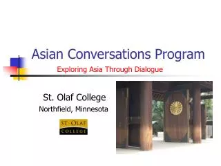 Asian Conversations Program