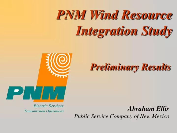 pnm wind resource integration study