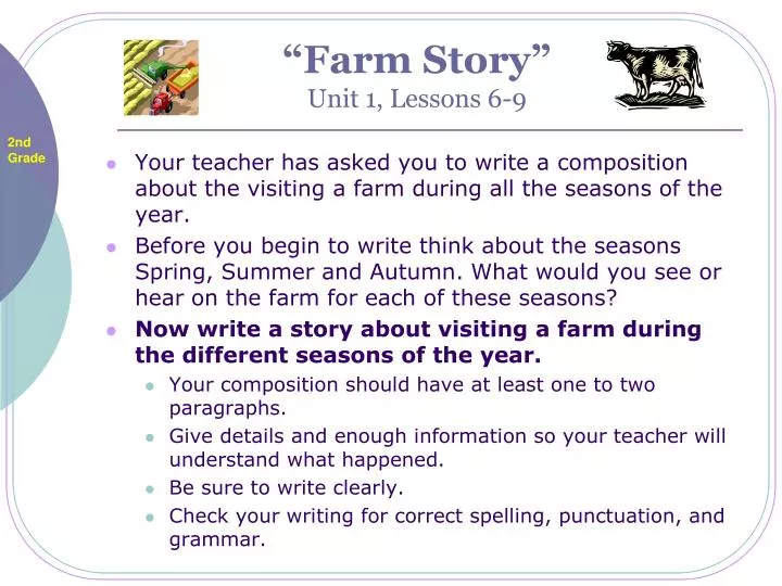 farm story unit 1 lessons 6 9