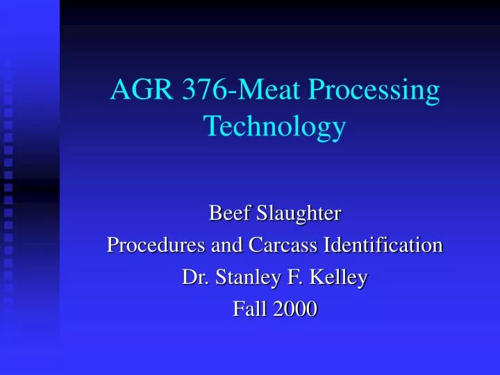 agr 376 meat processing technology