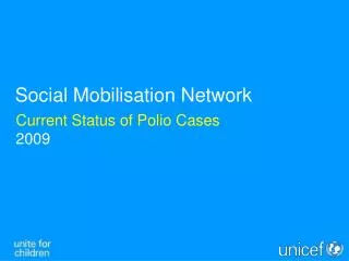 Current Status of Polio Cases 2009