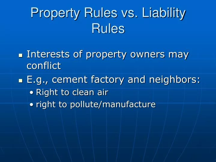 property rules vs liability rules