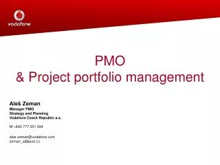 PMO &amp; Project portfolio management