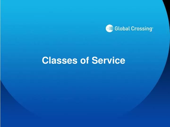 classes of service