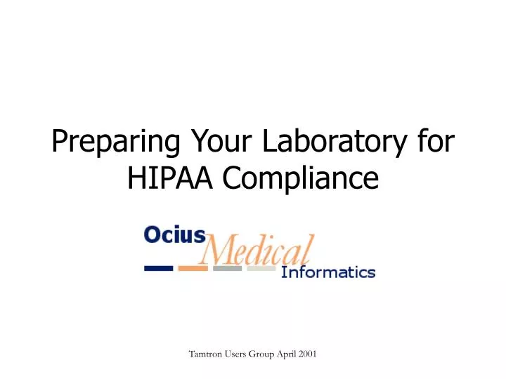 preparing your laboratory for hipaa compliance