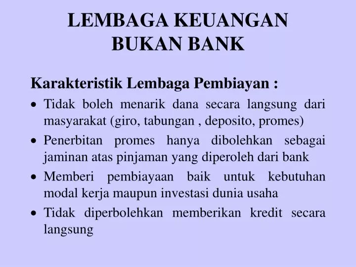 lembaga keuangan bukan bank