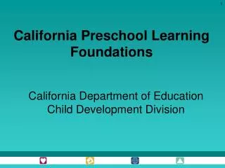 California Preschool Learning Foundations