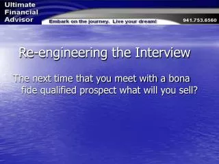 re engineering the interview