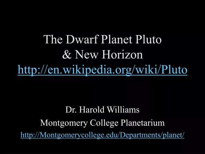 the dwarf planet pluto new horizon http en wikipedia org wiki pluto