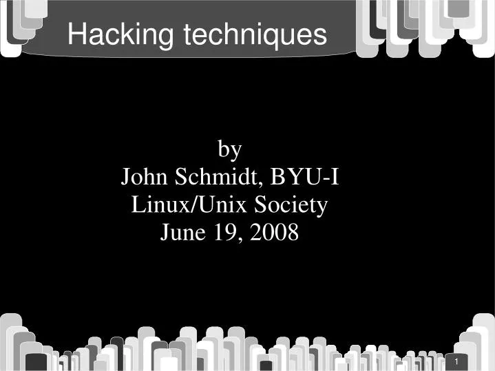 hacking techniques
