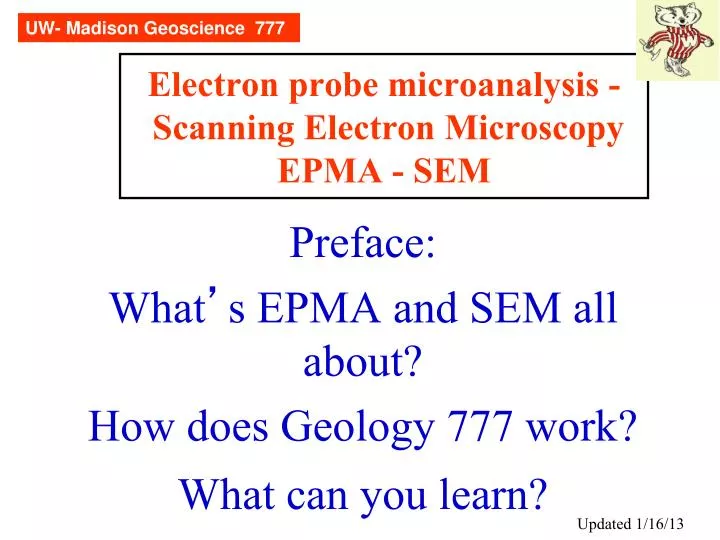 electron probe microanalysis scanning electron microscopy epma sem