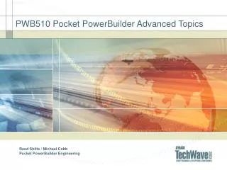 PWB510 Pocket PowerBuilder Advanced Topics